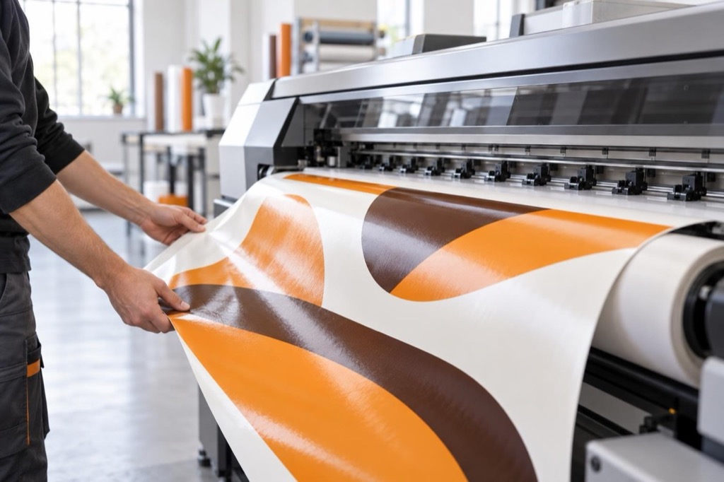 Stampa di grande formato su vinile adesivo